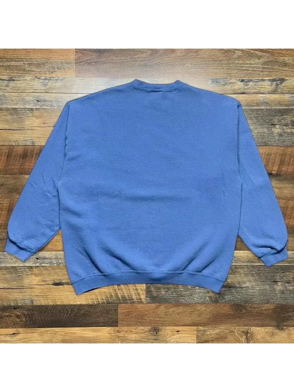 Vintage 90s Adidas Blue Sweatshirt Pullover Center Logo Size XL